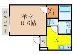 ﾌｼﾞﾊﾟﾚｽ南正雀Ⅱ番館の物件間取画像